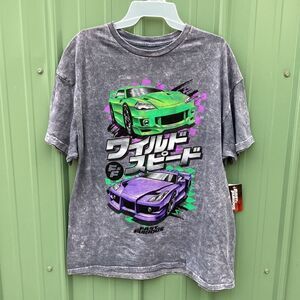 Fast & Furious Tokyo Drift Kanji Graphic Short Sleeve Tee T-Shirt Size XL